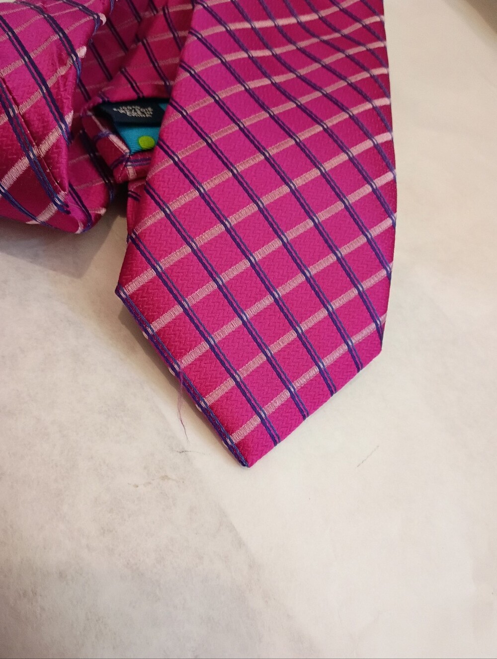 Recent TED BAKER Check Luxury Skinny Men's TIE